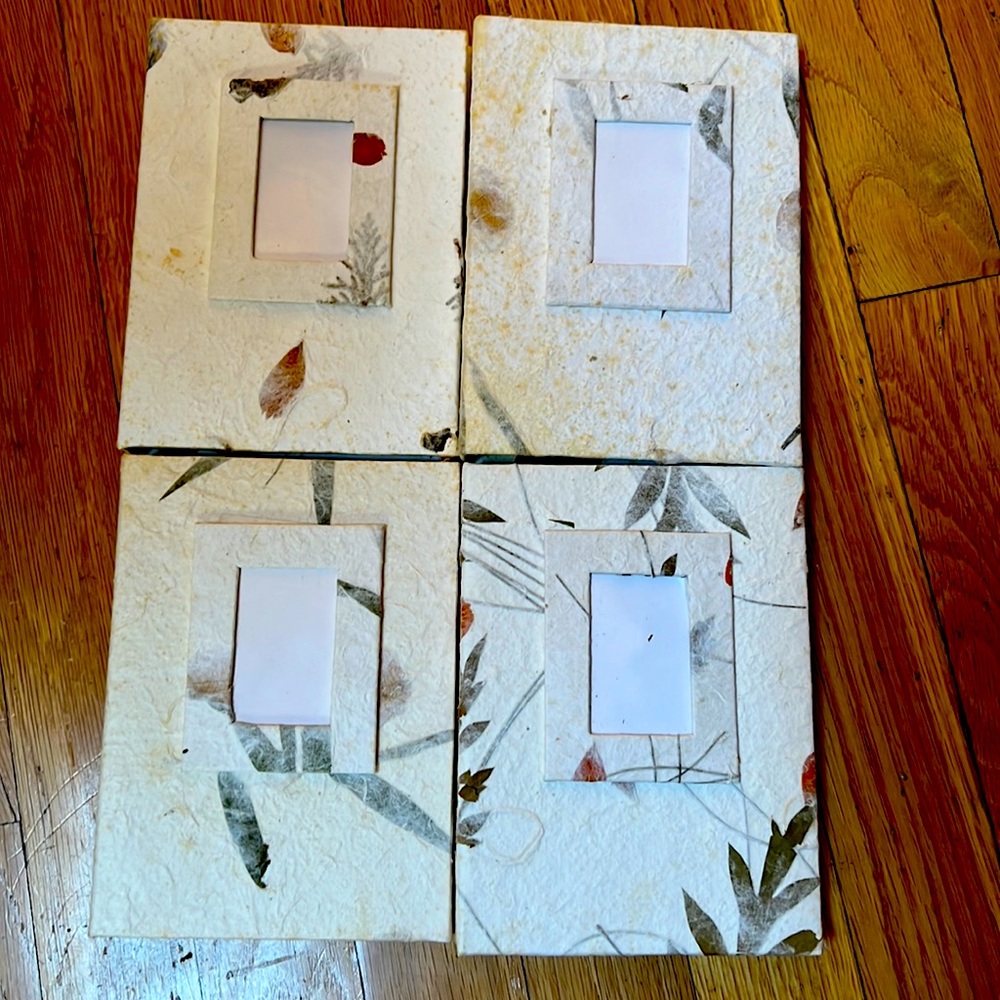 Handmade Paper Leaf Photo Albums